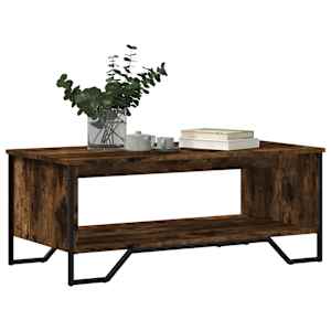Konferenční stolek kouřový dub 100x51x40 cm kompozitní dřevo - obrázek 4
