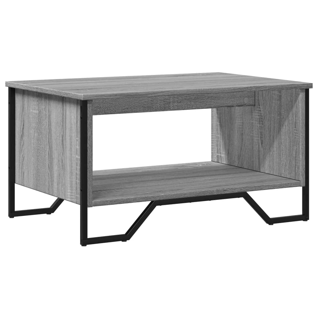 vidaXL Konferenční stolek šedý sonoma 75 x 51 x 40 cm kompozitní dřevo