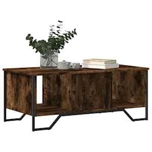 Konferenční stolek kouřový dub 100x51x40 cm kompozitní dřevo - obrázek 4