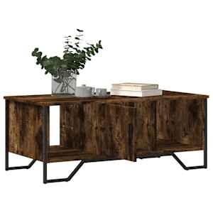Konferenční stolek kouřový dub 100x51x40 cm kompozitní dřevo - obrázek 9