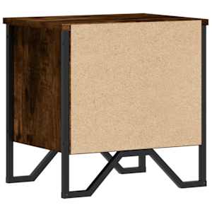 Noční stolky kouřový dub 2 ks 40 x 30 x 40 cm kompozitní dřevo - obrázek 7