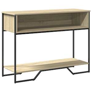 Konzolový stolek dub sonoma 100 x 35 x 74,5 cm kompozitní dřevo - obrázek 2