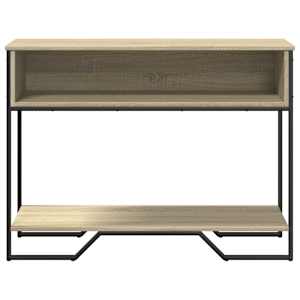 Konzolový stolek dub sonoma 100 x 35 x 74,5 cm kompozitní dřevo - obrázek 4