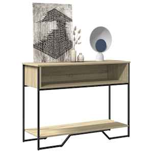 Konzolový stolek dub sonoma 100 x 35 x 74,5 cm kompozitní dřevo - obrázek 1