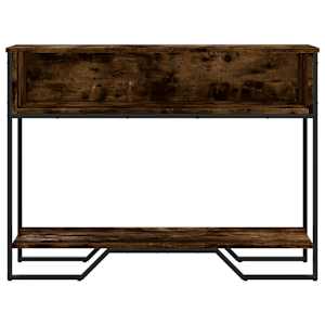 Konzolový stolek kouřový dub 100x35x74,5 cm kompozitní dřevo - obrázek 4