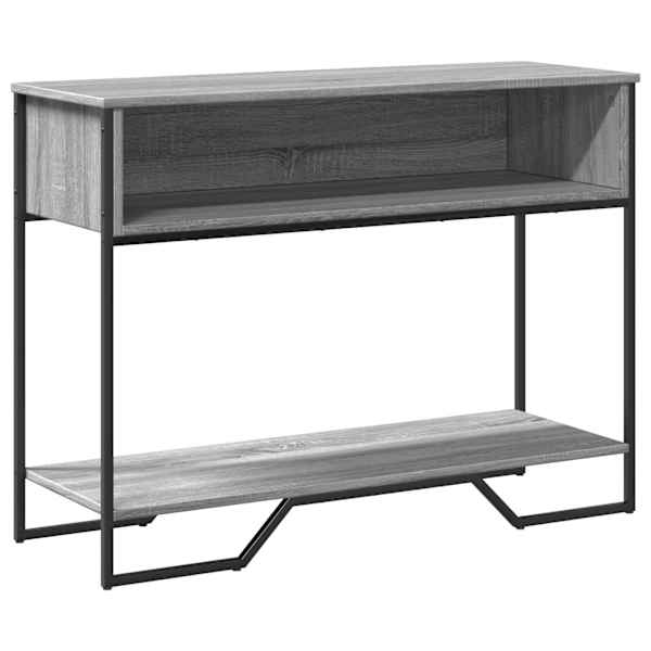 vidaXL konsoollaud, hall Sonoma tamm, 100x35x74,5 cm, tehispuit