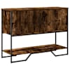 vidaXL konsoollaud, suitsutatud tamm, 100x35x74,5 cm, tehispuit