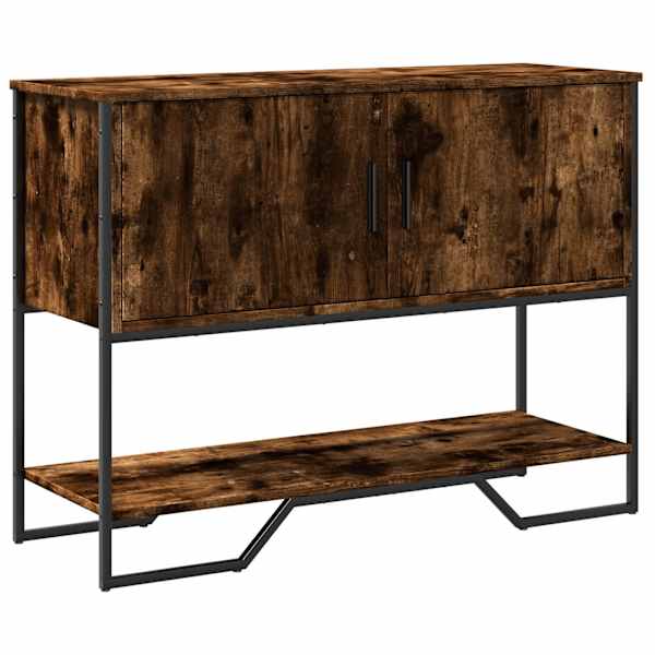 vidaXL konsoollaud, suitsutatud tamm, 100x35x74,5 cm, tehispuit