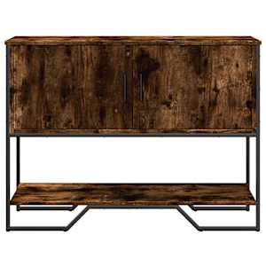 Konzolový stolek kouřový dub 100x35x74,5 cm kompozitní dřevo - obrázek 4