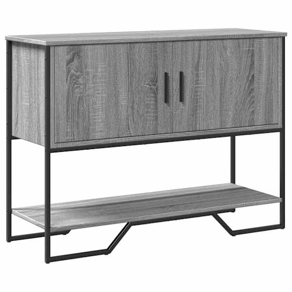 vidaXL konsoollaud, hall Sonoma tamm, 100x35x74,5 cm, tehispuit