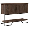 vidaXL konsoollaud, pruun tamm, 100x35x74,5 cm, tehispuit