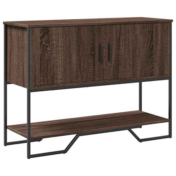 vidaXL konsoollaud, pruun tamm, 100x35x74,5 cm, tehispuit