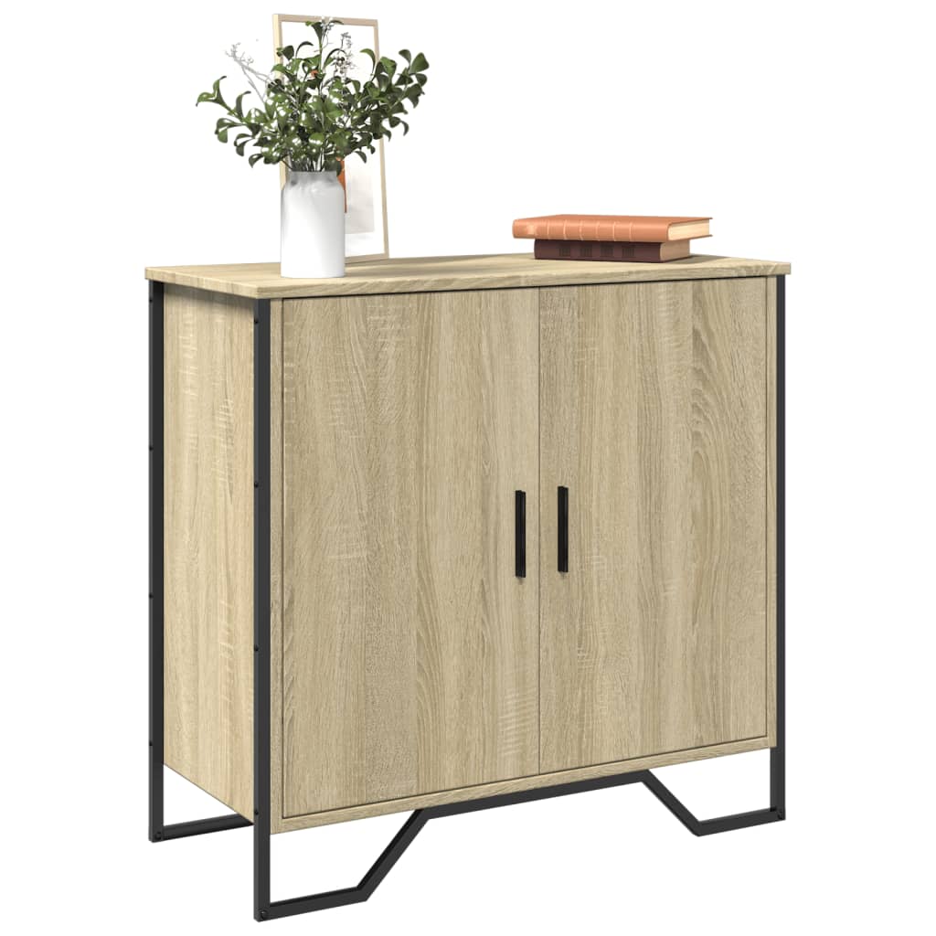 Sideboard Sonoma-Eiche 78×35,5×74,5 cm Holzwerkstoff