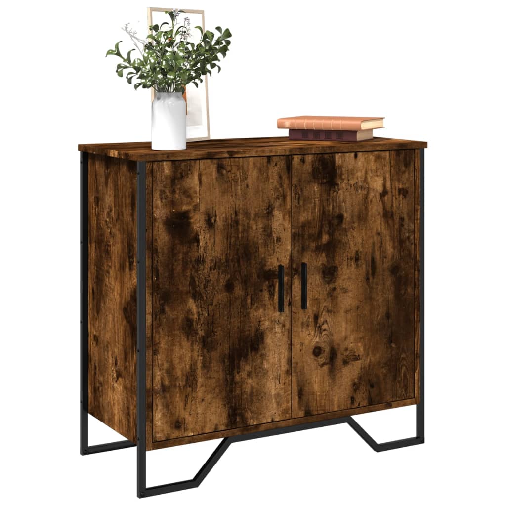 Sideboard Räuchereiche 78×35,5×74,5 cm Holzwerkstoff