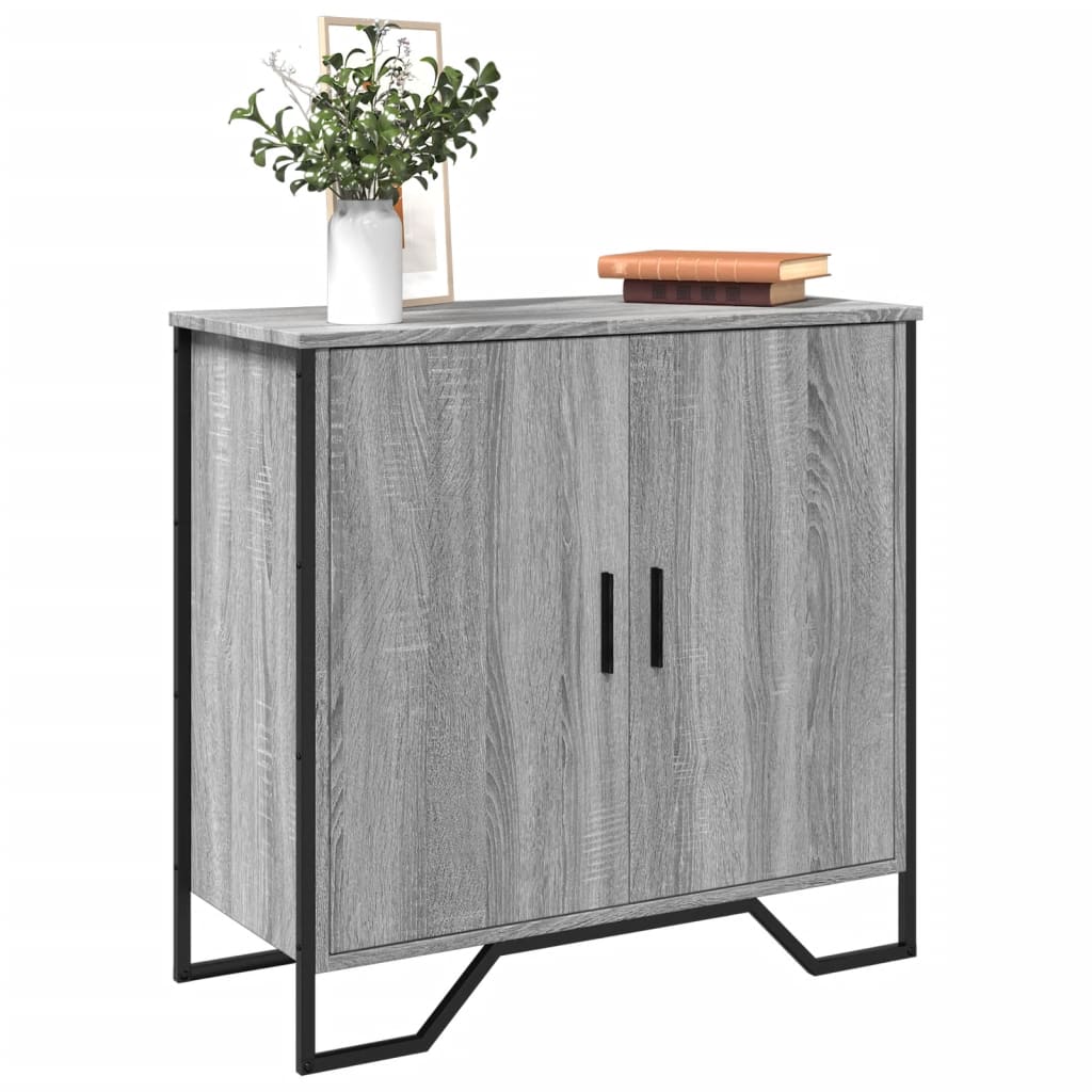 Sideboard Grau Sonoma 78×35,5×74,5 cm Holzwerkstoff