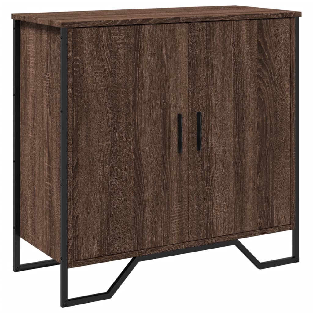 vidaXL Příborník hnědý dub 78 x 35,5 x 74,5 cm kompozitní dřevo