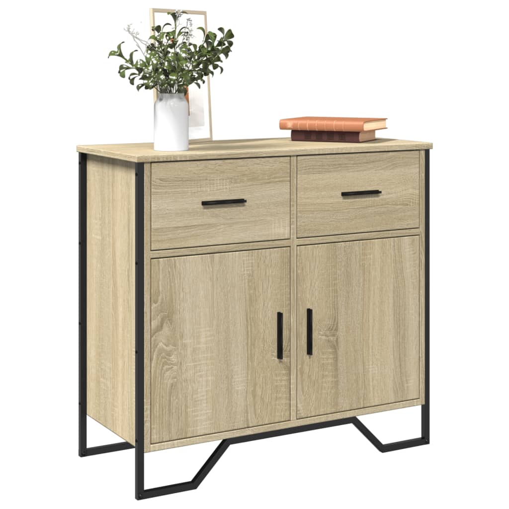 Sideboard Sonoma-Eiche 79,5×35,5×74,5 cm Holzwerkstoff