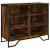 vidaXL puhvetkapp, suitsutatud tamm, 91x35,5x74,5 cm, tehispuit