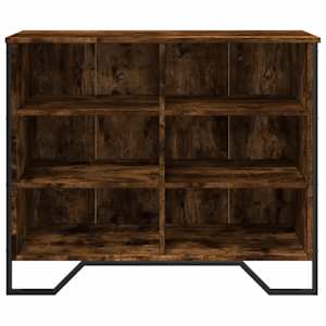 Příborník kouřový dub 91 x 35,5 x 74,5 cm kompozitní dřevo - obrázek 4