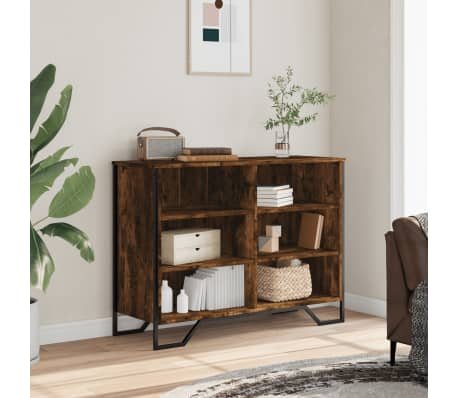 vidaXL Buffet ch&ecirc;ne fum&eacute; 101x35,5x74,5 cm bois d'ing&eacute;nierie
