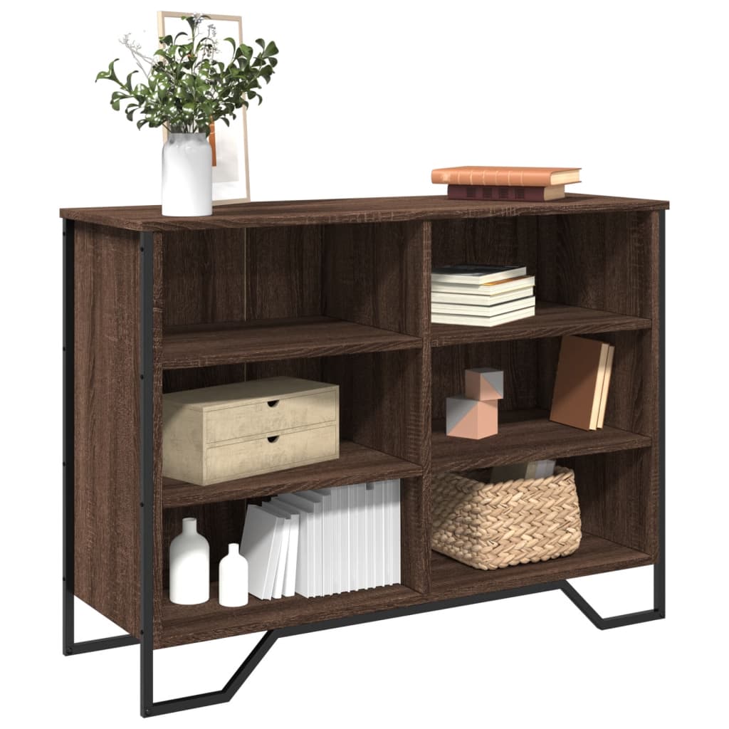 vidaXL Sideboard Braun Eichen-Optik 101x35,5x74,5 cm Holzwerkstoff