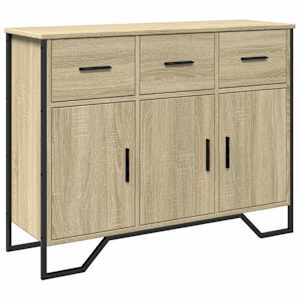 vidaXL puhvetkapp, Sonoma tamm, 97x32,5x74,5 cm, tehispuit