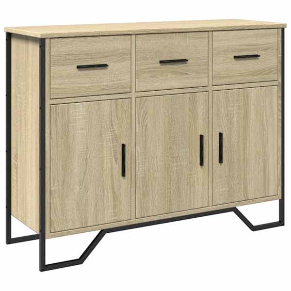 vidaXL puhvetkapp, Sonoma tamm, 97x32,5x74,5 cm, tehispuit