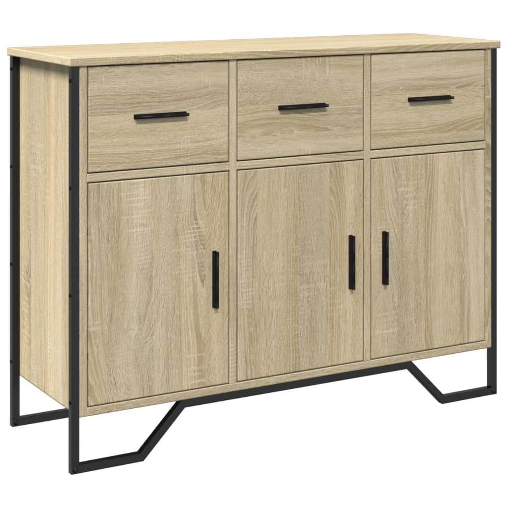 vidaXL Příborník dub sonoma 97 x 32,5 x 74,5 cm kompozitní dřevo