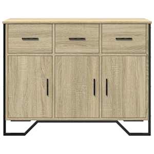 Příborník dub sonoma 97 x 32,5 x 74,5 cm kompozitní dřevo - obrázek 4