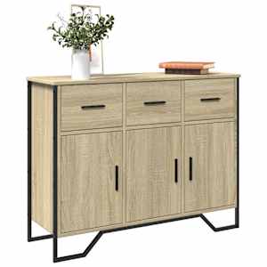 Příborník dub sonoma 97 x 32,5 x 74,5 cm kompozitní dřevo