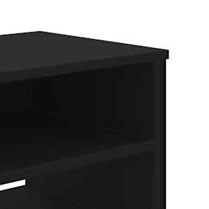 TV skříňka černá 122 x 34 x 41 cm kompozitní dřevo - obrázek 7