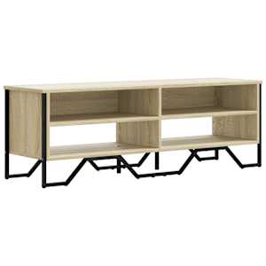 TV skříňka dub sonoma 122 x 34 x 41 cm kompozitní dřevo - obrázek 2