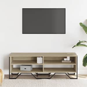 TV skříňka dub sonoma 122 x 34 x 41 cm kompozitní dřevo - obrázek 3