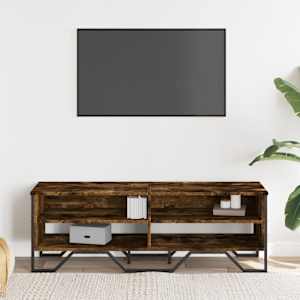 TV skříňka kouřový dub 122 x 34 x 41 cm kompozitní dřevo - obrázek 3