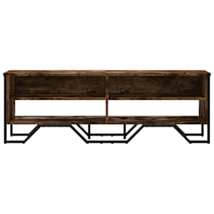 TV skříňka kouřový dub 122 x 34 x 41 cm kompozitní dřevo - obrázek 4