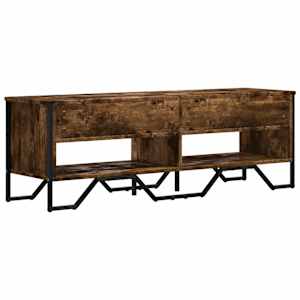 TV skříňka kouřový dub 122 x 34 x 41 cm kompozitní dřevo - obrázek 6
