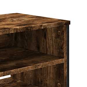 TV skříňka kouřový dub 122 x 34 x 41 cm kompozitní dřevo - obrázek 7