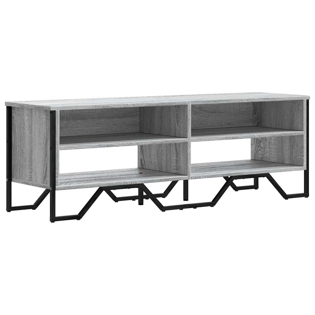 vidaXL TV skĹ™Ă­Ĺ�ka ĹˇedĂˇ sonoma 122 x 34 x 41 cm kompozitnĂ­ dĹ™evo