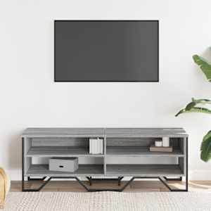 TV skříňka šedá sonoma 122 x 34 x 41 cm kompozitní dřevo - obrázek 3
