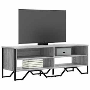 TV omarica siva sonoma 122x34x41 cm inženirski les