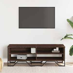 TV skříňka hnědý dub 122 x 34 x 41 cm kompozitní dřevo - obrázek 3