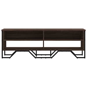 TV skříňka hnědý dub 122 x 34 x 41 cm kompozitní dřevo - obrázek 4