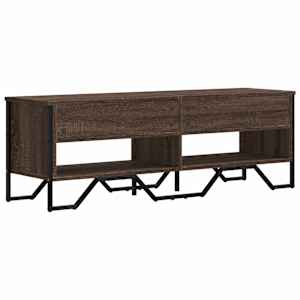 TV skříňka hnědý dub 122 x 34 x 41 cm kompozitní dřevo - obrázek 6