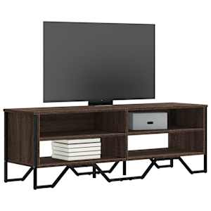TV skříňka hnědý dub 122 x 34 x 41 cm kompozitní dřevo - obrázek 1