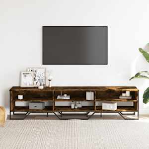 TV skříňka kouřový dub 180 x 34 x 41 cm kompozitní dřevo - obrázek 3