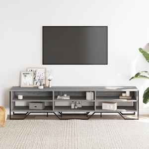 TV skříňka šedá sonoma 180 x 34 x 41 cm kompozitní dřevo - obrázek 3