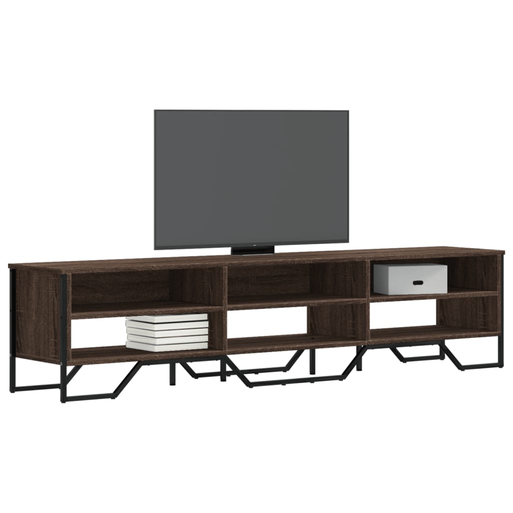 vidaXL TV-Schrank Braun Eichen-Optik 180x34x41 cm Holzwerkstoff