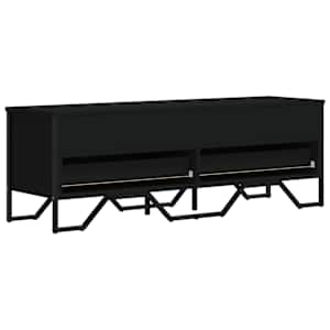 TV skříňka černá 122 x 34 x 41 cm kompozitní dřevo - obrázek 6