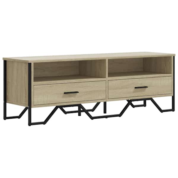 vidaXL telerikapp, Sonoma tamm, 122x34x41 cm, tehispuit