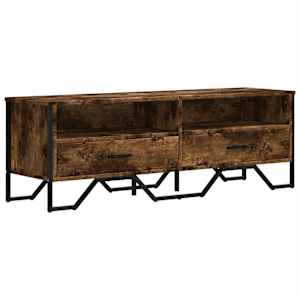 TV skříňka kouřový dub 122 x 34 x 41 cm kompozitní dřevo - obrázek 2